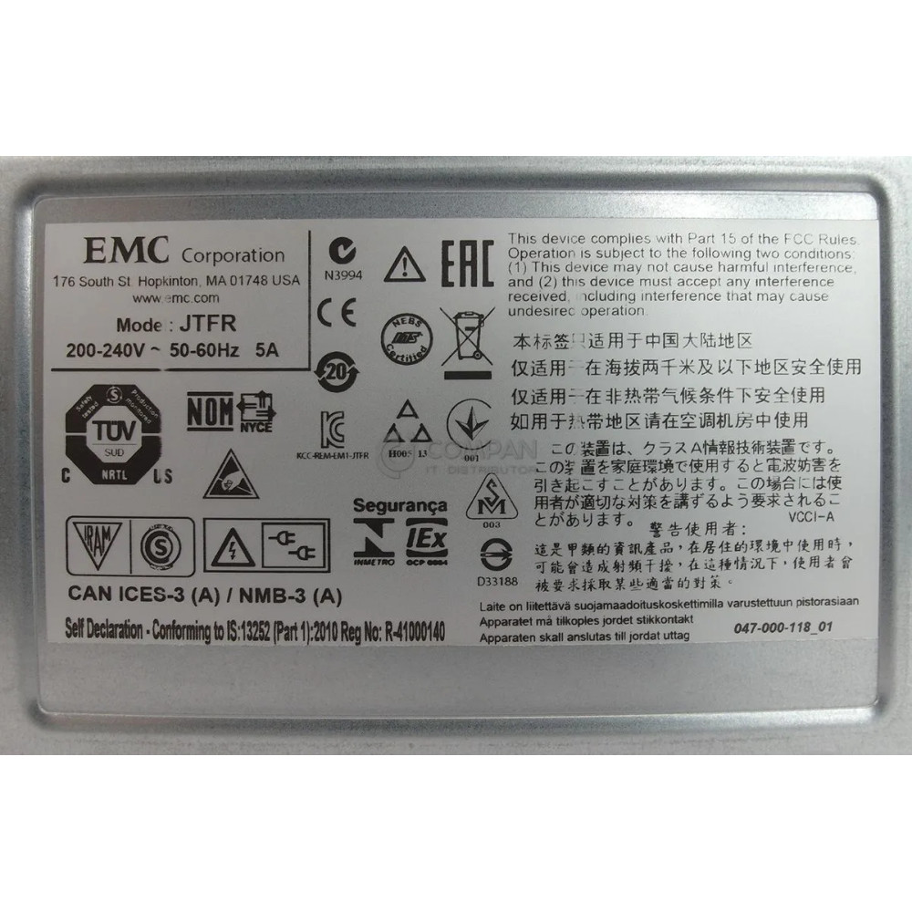 EMC STORAGE VNX5400 25BAY SFF